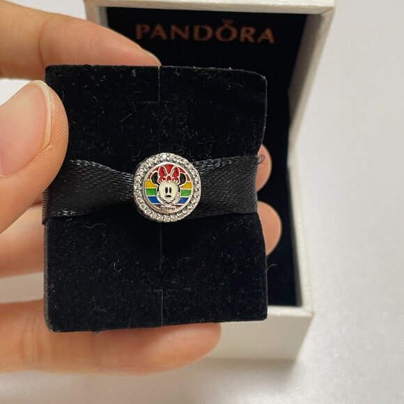 Pride Double Sided Charm - Mickey & Minnie Charm - Picture 2 of 5